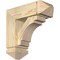 Ekena Millwork Merced Arts and Crafts Rough Sawn Bracket w/ Offset Brace, Douglas Fir, 6"W x 16"D x 16"H BKT0604X16X16MRC03RDF - alternate 1
